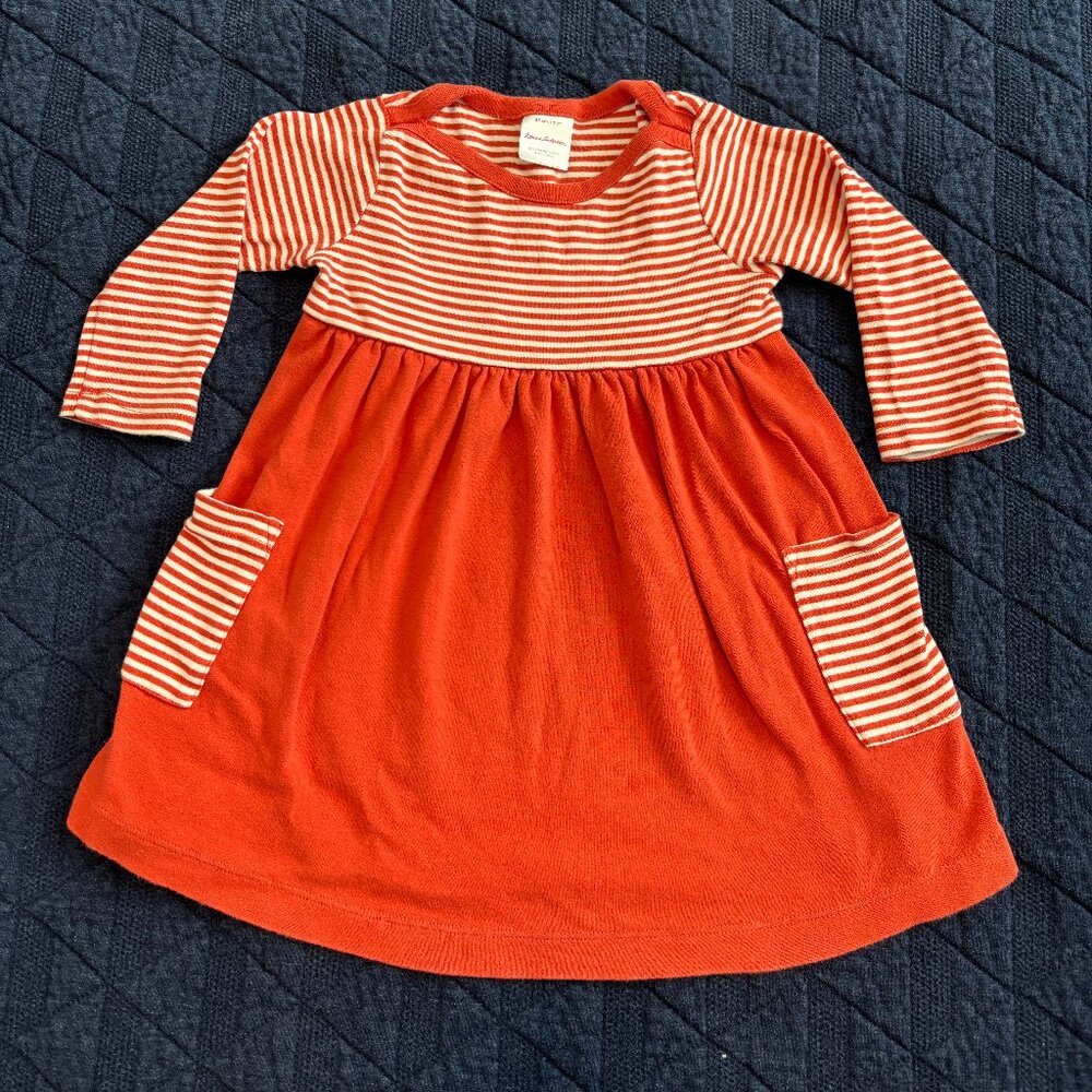 Hanna Andersson toddler girl pocket dress 2T